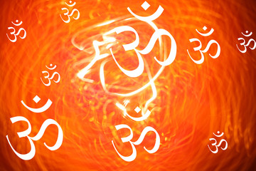 Hindu Om Background