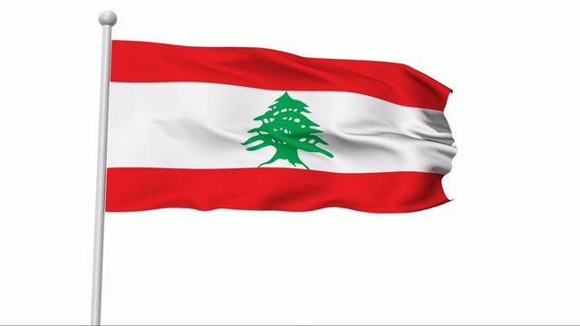 Fahne Libanon