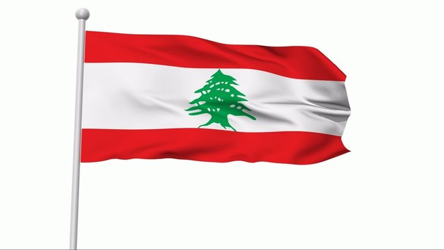 Fahne Libanon NTSC