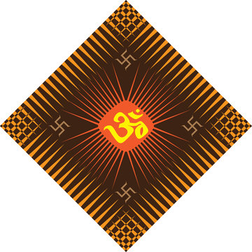 Aum (Om) the holy motif