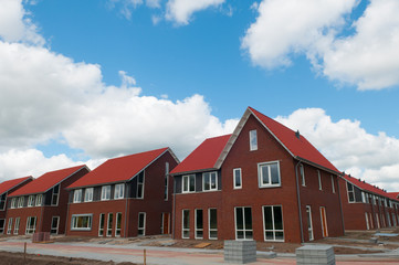 Obraz premium row of new houses in suburb