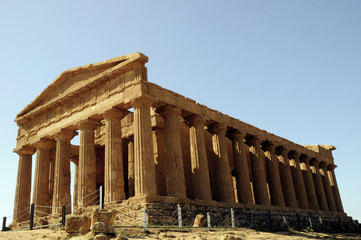 Fototapeta premium the Temple of Concordia at Agricento Sicily Italy