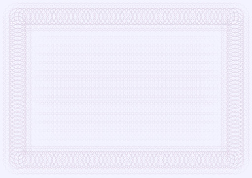 Blank Certificate Template