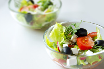 Plate of salad