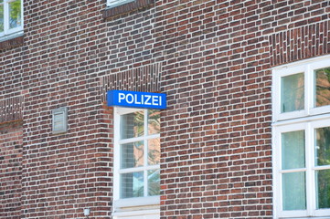 Obraz premium Polizeiwaache