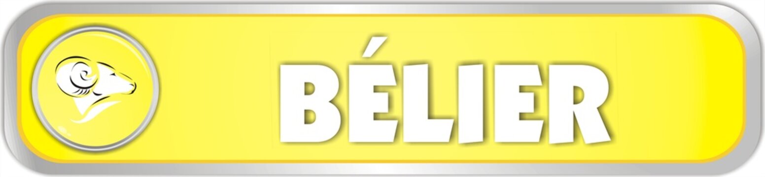 bouton signe zodiaque b&eacute;lier