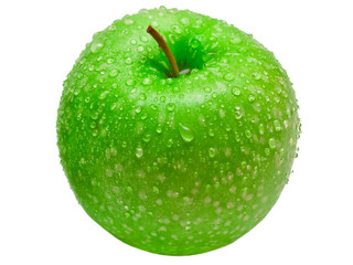 green apple  isolated on white background