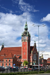 Gdansk historic railway station