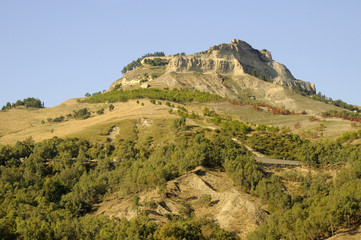 Fototapeta na wymiar The Countryside of Central Sicily Italy