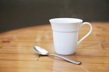 Hot Steaming Coffee