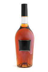 Bottle of cognac (brandy)