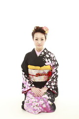 Fototapeta premium 女性・着物