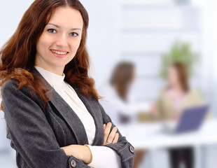 Business woman in office