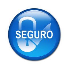 Boton brillante SEGURO