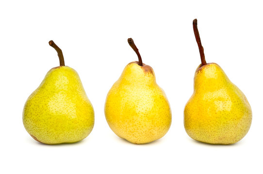 three Packham pears