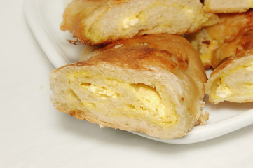Cheese pie with eggs