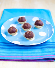 Chocolate biscuit balls