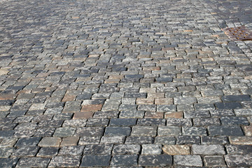 Fototapeta premium Cobblestone pavement