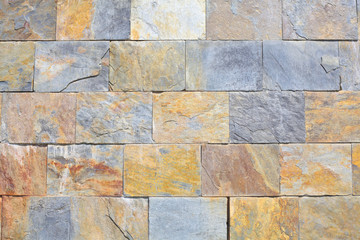 Fototapeta premium colorful stone brick wall