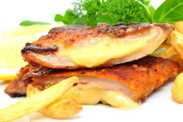 Schnitzel, Pommes
