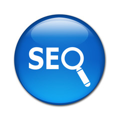 Boton brillante texto SEO