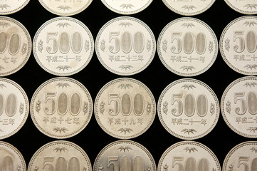 日本通貨５００円玉