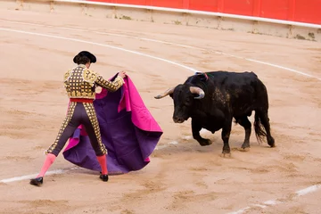 Gordijnen Spanish bullfighting © natursports