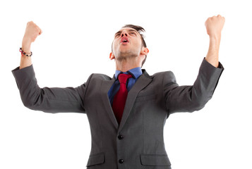 Winner businessman