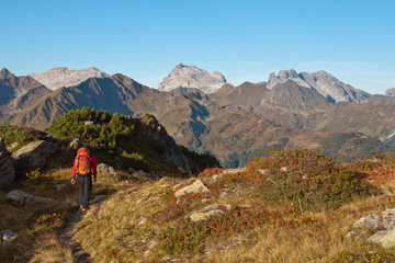 Fototapeta premium Herbst in den Bergen