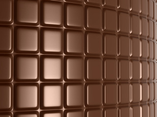 Sweet food: large chocolate bar