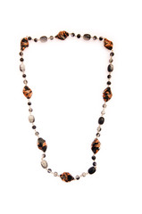 Elegant necklace isolated on the white background