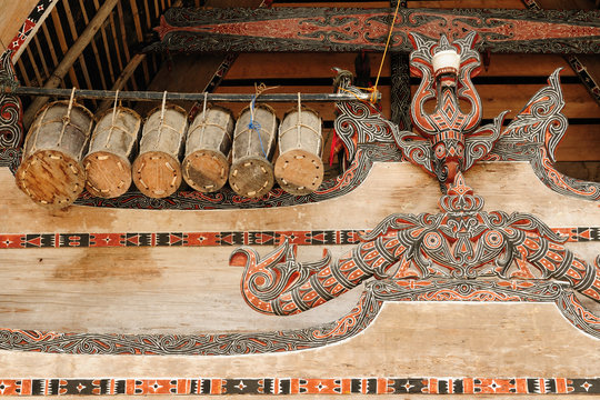 Indonesia, North Sumatra, Danau Toba, Batak house