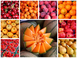Composition de 9 fruits