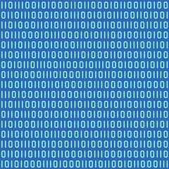 Binary code seamless (repeatable) pattern, wallpaper