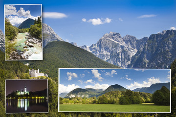 Postcard from Slovenia mountains