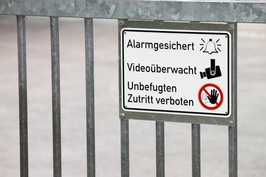 Zutritt verboten