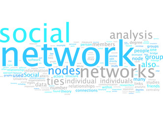 Fototapeta premium Social network