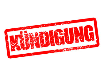 K&uuml;ndigung Stempel