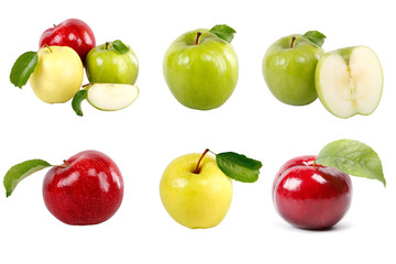Insieme di mele fresche