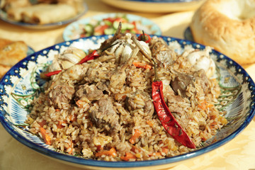 Pilaf, traditional dish of the Middle East