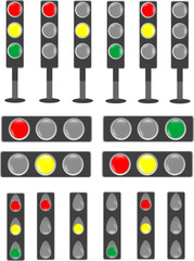 Traffic light & status bar semaphore