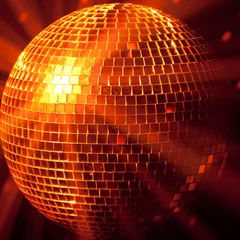Crédence de cuisine en verre imprimé Lumière et ombre party lights disco ball