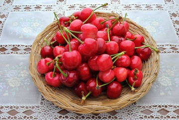 Cestino di ciliegie