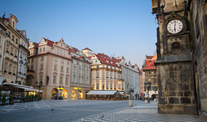 Obraz premium Sunrise at Old Town Square (Staromestske Namesti), Prague