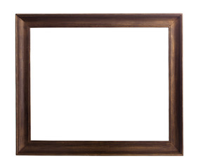 blank wooden frame