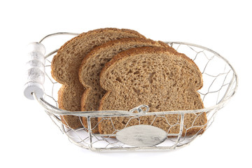 Bread in basket