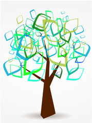 abstract tree