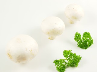 Champignon with parsley