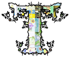 Letter T.