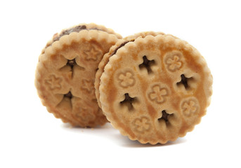 biscuits with chocolate filling